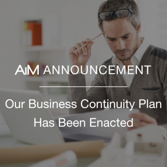 AiM Business Continuity Plan